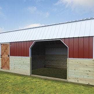 Lofted Horse & Tack Barn